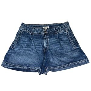 Maurice’s 14 Blue Denim A Line Shortie Shorts